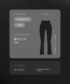 Yüksek Bel Comfortlux Flare Pantolonlar