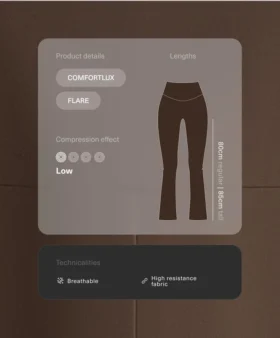 Yüksek Bel Comfortlux Flare Pantolonlar