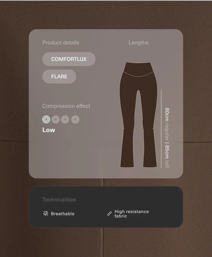 Yüksek Bel Comfortlux Flare Pantolonlar Yüksek Bel Comfortlux Flare Pantolonlar