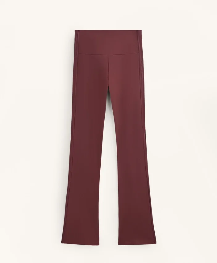 Yüksek Bel Comfortlux Ribana Geniş Paça Pantolonlar Yüksek Bel Comfortlux Ribana Geniş Paça Pantolonlar