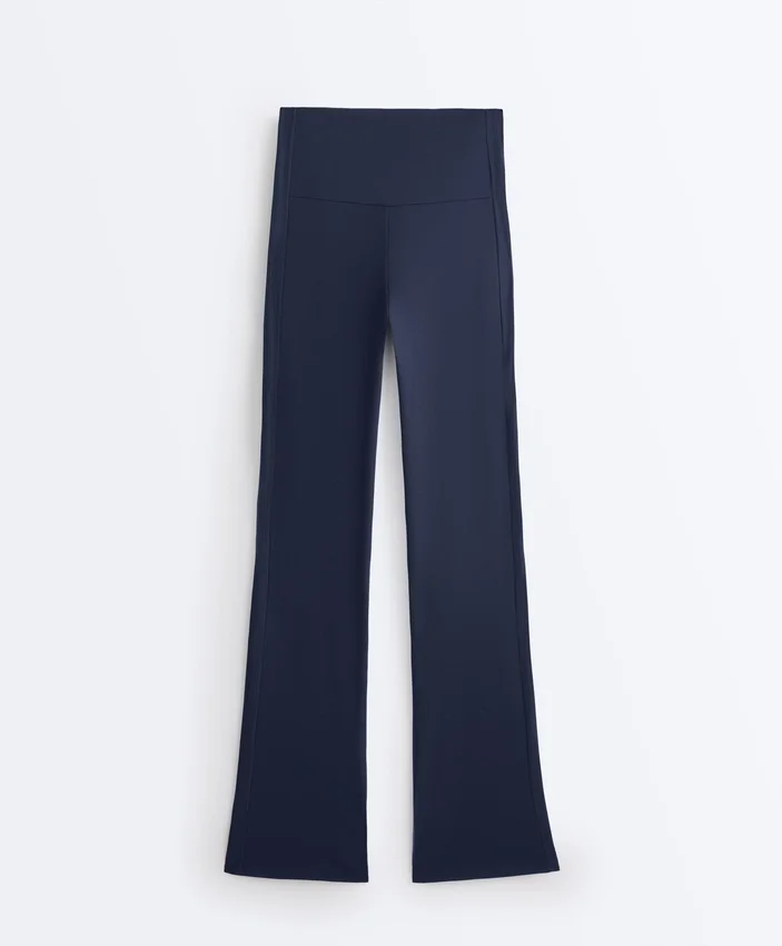 Yüksek Bel Comfortlux Ribana Geniş Paça Pantolonlar Yüksek Bel Comfortlux Ribana Geniş Paça Pantolonlar