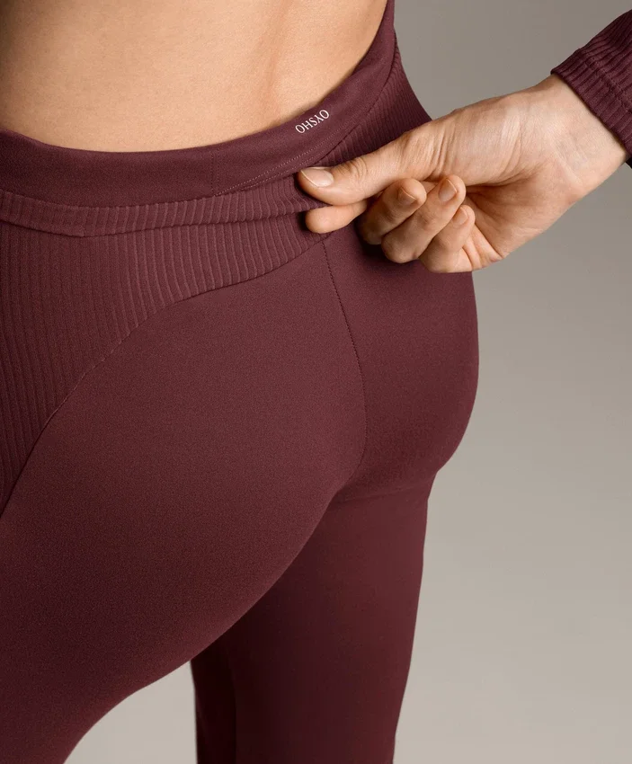 Yüksek Bel Comfortlux Ribana Geniş Paça Pantolonlar Yüksek Bel Comfortlux Ribana Geniş Paça Pantolonlar