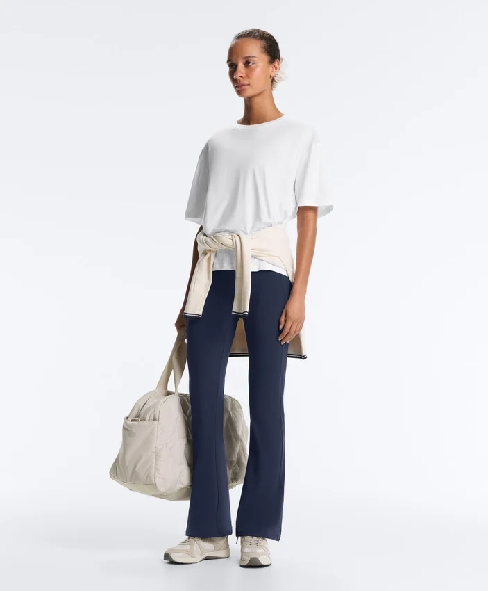 Yüksek Bel Comfortlux Ribana Geniş Paça Pantolonlar Yüksek Bel Comfortlux Ribana Geniş Paça Pantolonlar