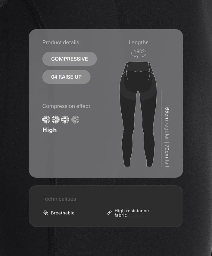 Yüksek Bel Compressive, Ayak Bileği Uzunluğunda Taytlar Yüksek Bel Compressive, Ayak Bileği Uzunluğunda Taytlar