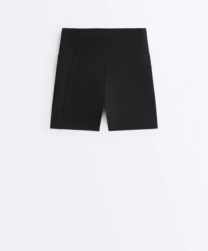 Yüksek Bel Compressive Cepli 10 cm Hot Pantolon Yüksek Bel Compressive Cepli 10 cm Hot Pantolon