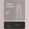 Yüksek Bel Compressive Kontrast Ayak Bileği Uzunluğunda Taytlar Yüksek Bel Compressive Kontrast Ayak Bileği Uzunluğunda Taytlar