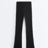 Yüksek Bel Compressive Raise Up Flare Pantolonlar