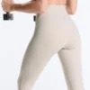 Yüksek Bel Compressive Yansıtıcı Core Control Ayak Bileği Uzunluğunda Taytlar Yüksek Bel Compressive Yansıtıcı Core Control Ayak Bileği Uzunluğunda Taytlar