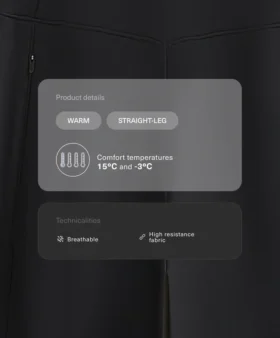 Yüksek Bel Sıcak Düz Paça Pantolonlar