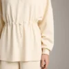 Yumuşak dokulu modal kumaştan yarı fermuarlı sweatshirt Yumuşak dokulu modal kumaştan yarı fermuarlı sweatshirt